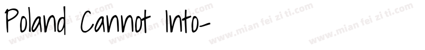 Poland Cannot Into字体转换